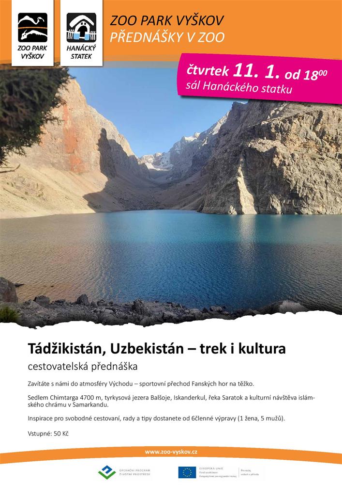 Cestovatelská přednáška: Tádžikistán, Uzbekistán - trek i kultura