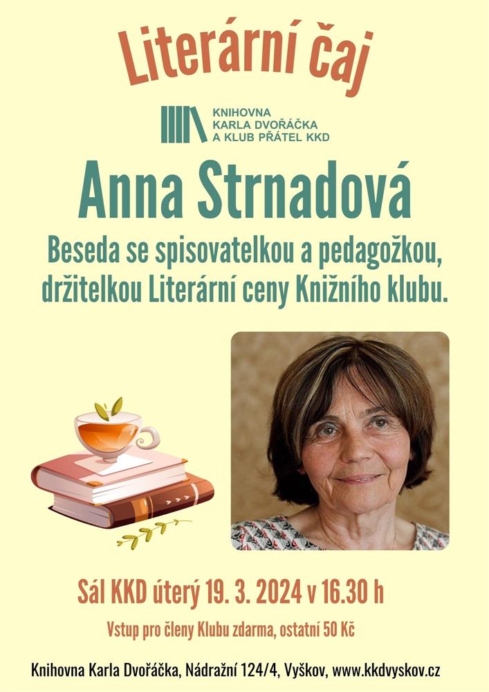 Literární čaj s Annou Strnadovou