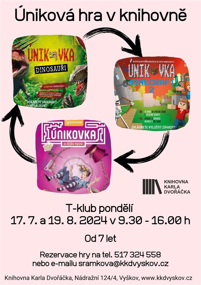 Úniková hra v knihovně