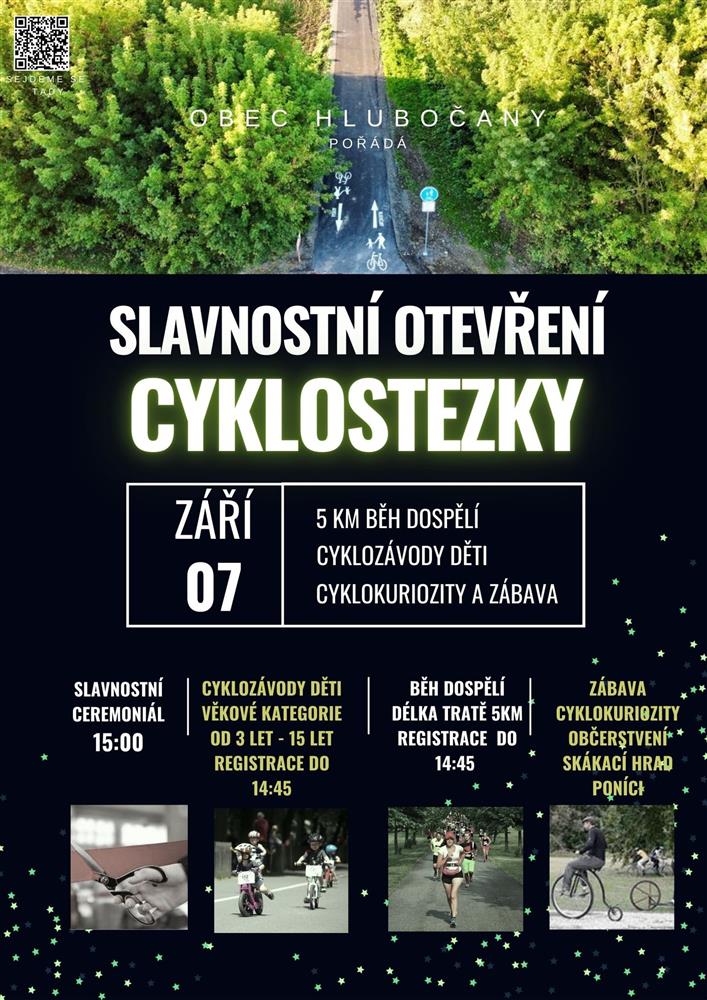 Slavnostní otevření cyklostezky