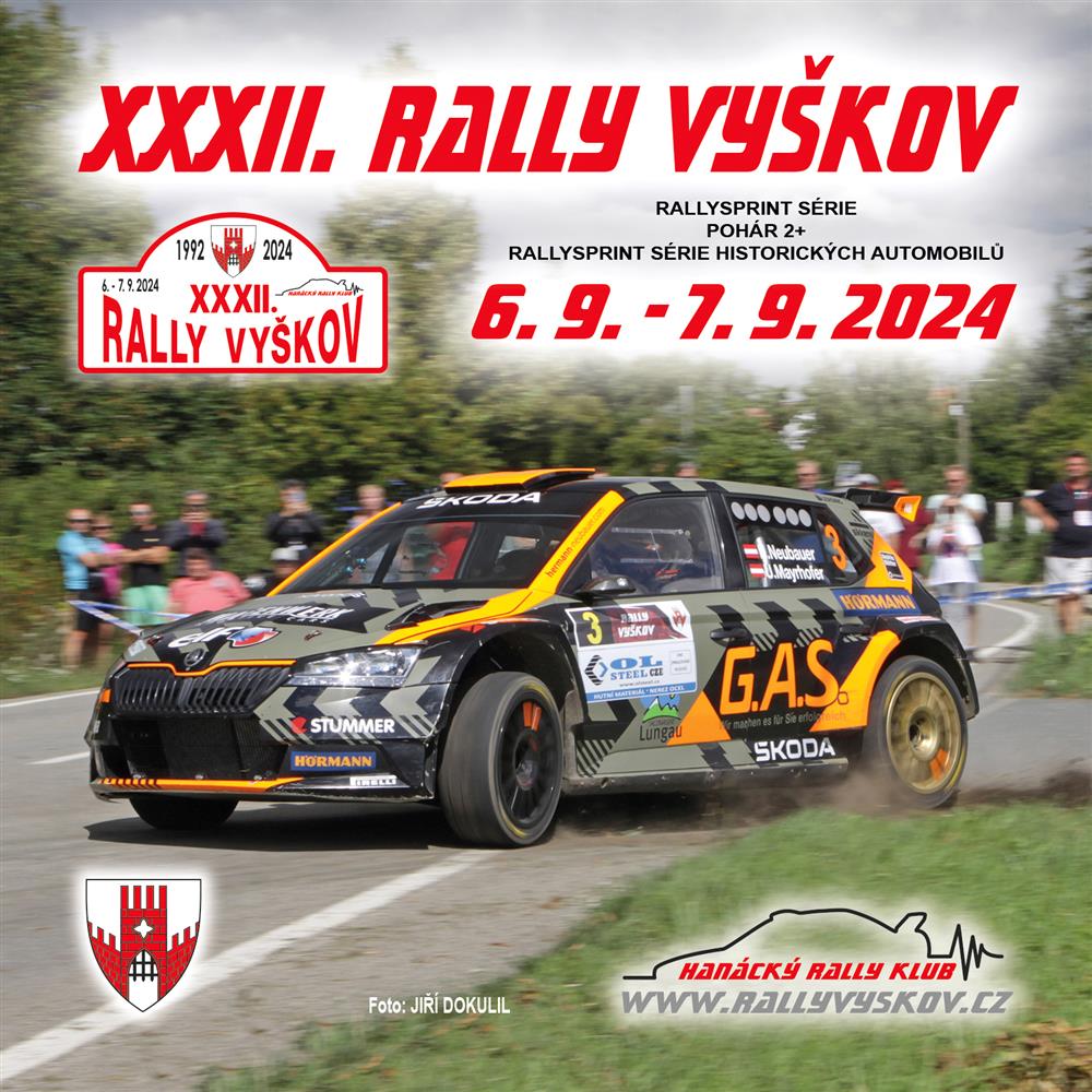 XXXII. Rally Vyškov 2024