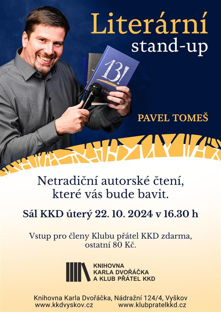 Literární stand-up Pavla Tomeše