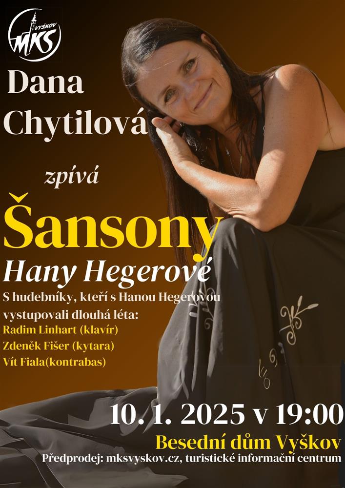 Dana Chytilová zpívá šansony Hany Hegerové