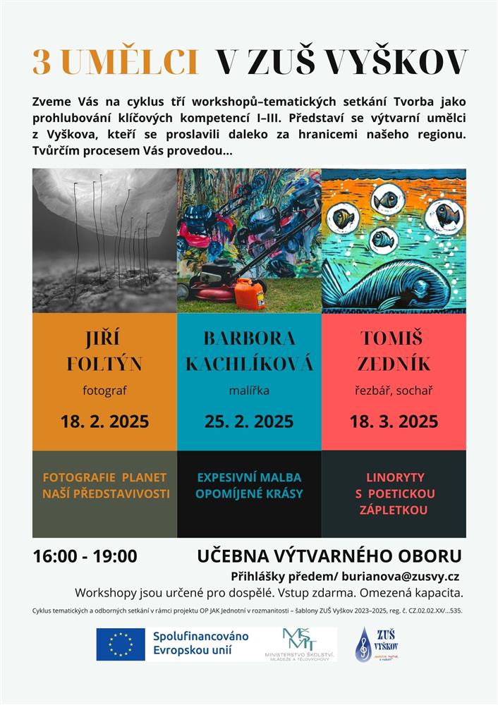 Umělci v ZUŠ Vyškov