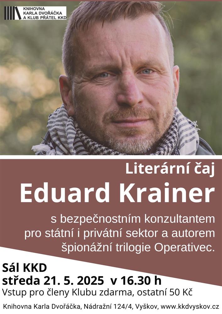 Literární čaj s Eduardem Krainerem