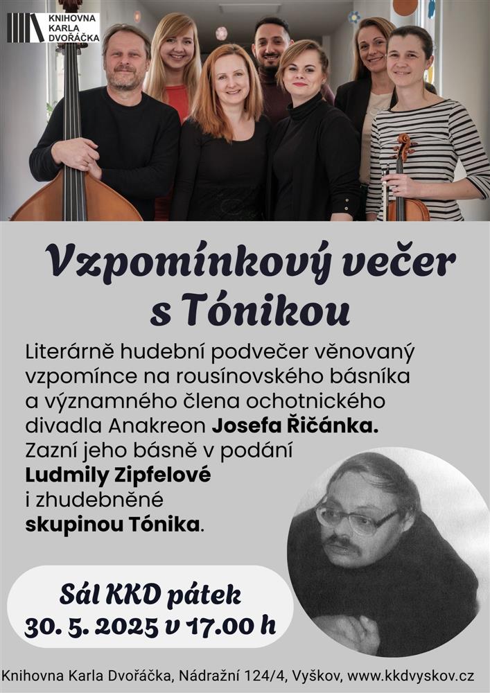 Vzpomínkový podvečer s Tónikou
