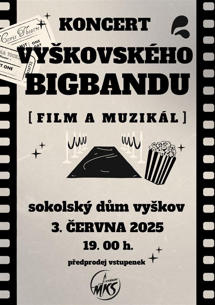 Koncert Vyškovského Bigbandu (Film a muzikál)