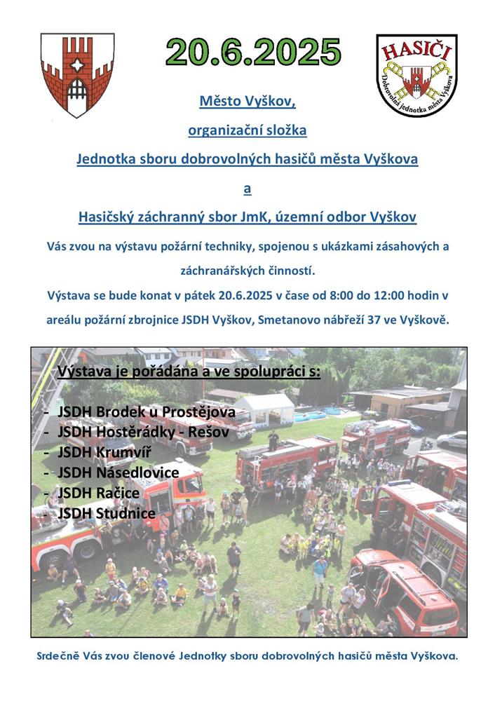 Výstava požární techniky