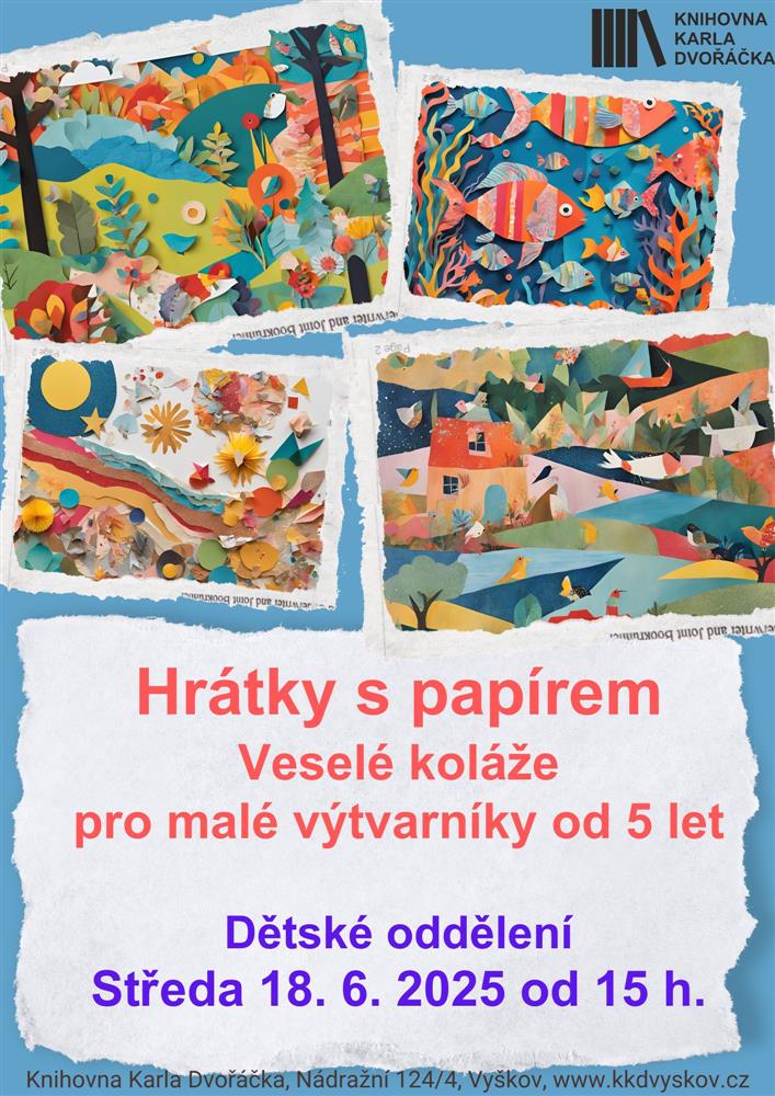 Hrátky s papírem: veselé koláže