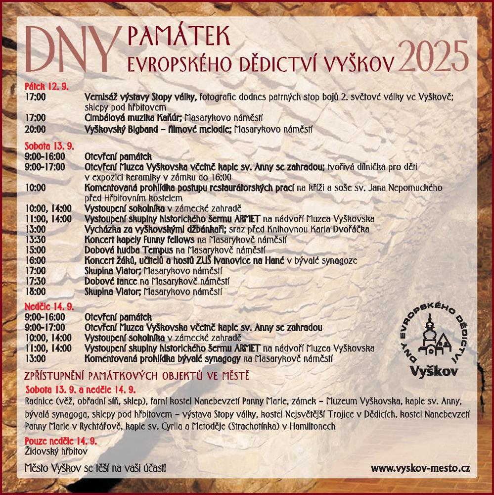 Dny památek 2025