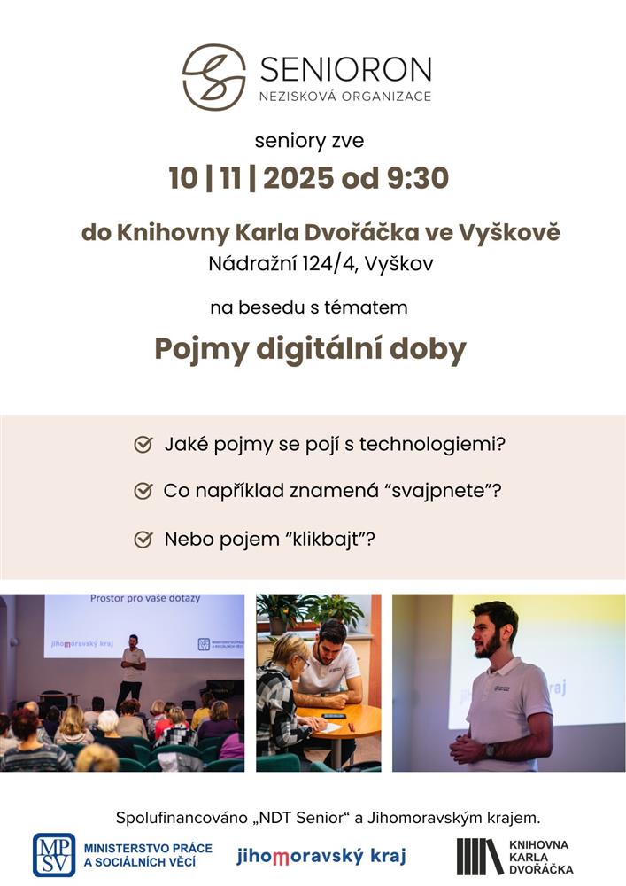 SeniorOn: Pojmy digitální doby