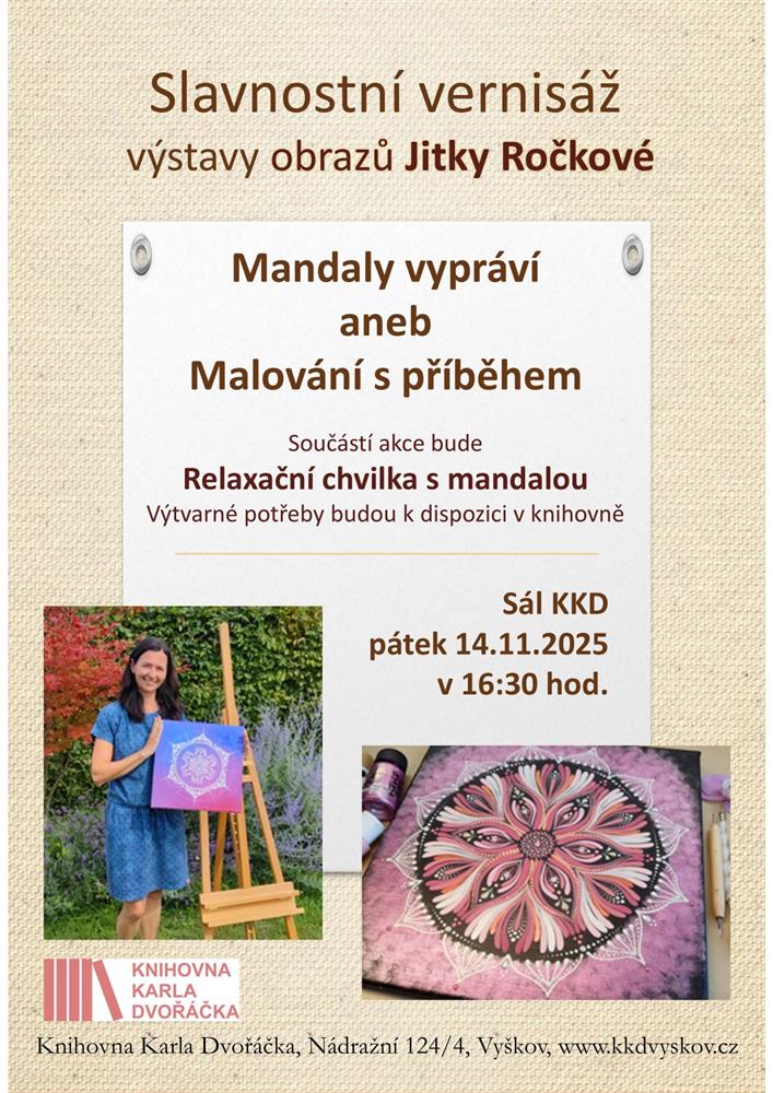 Slavnostní vernisáž výstavy obrazů Jitky Ročkové