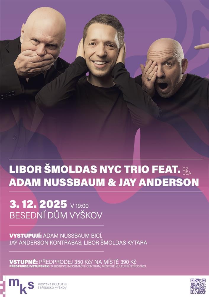 LIBOR ŠMOLDAS NYC TRIO feat. Adam Nussbaum & Jay Anderson