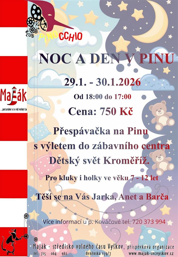 Noc a den v Pinu