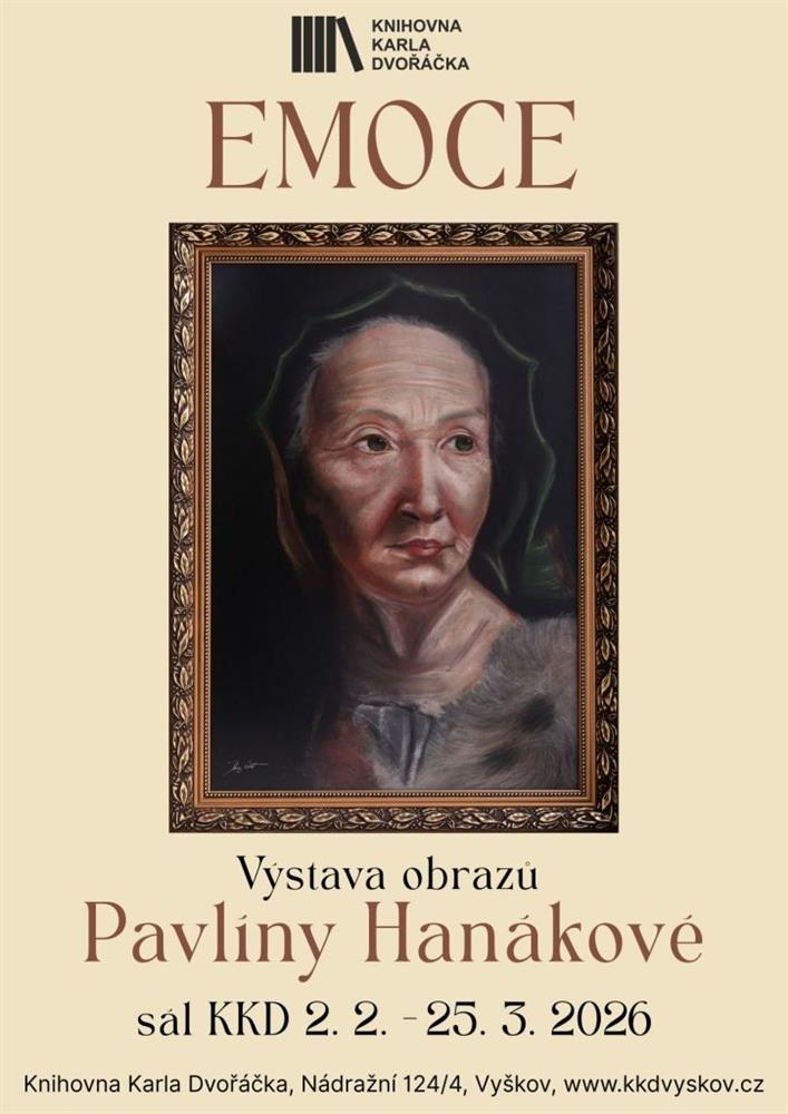 Emoce - výstava obrazů Pavlíny Hanákové