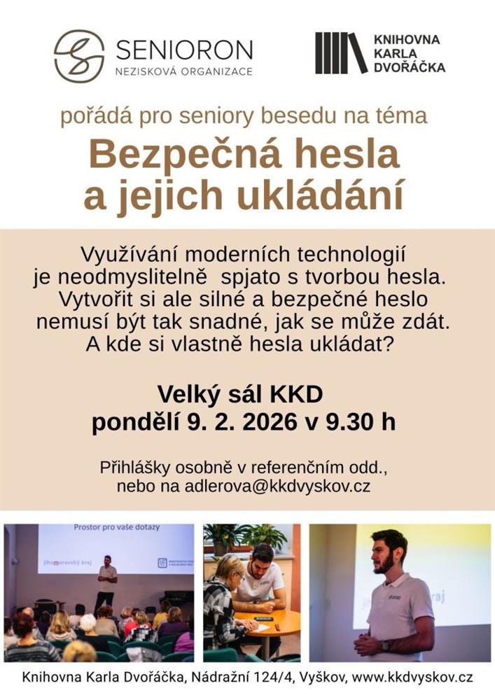 SeniorOn: Bezpečná hesla a jejich ukládání