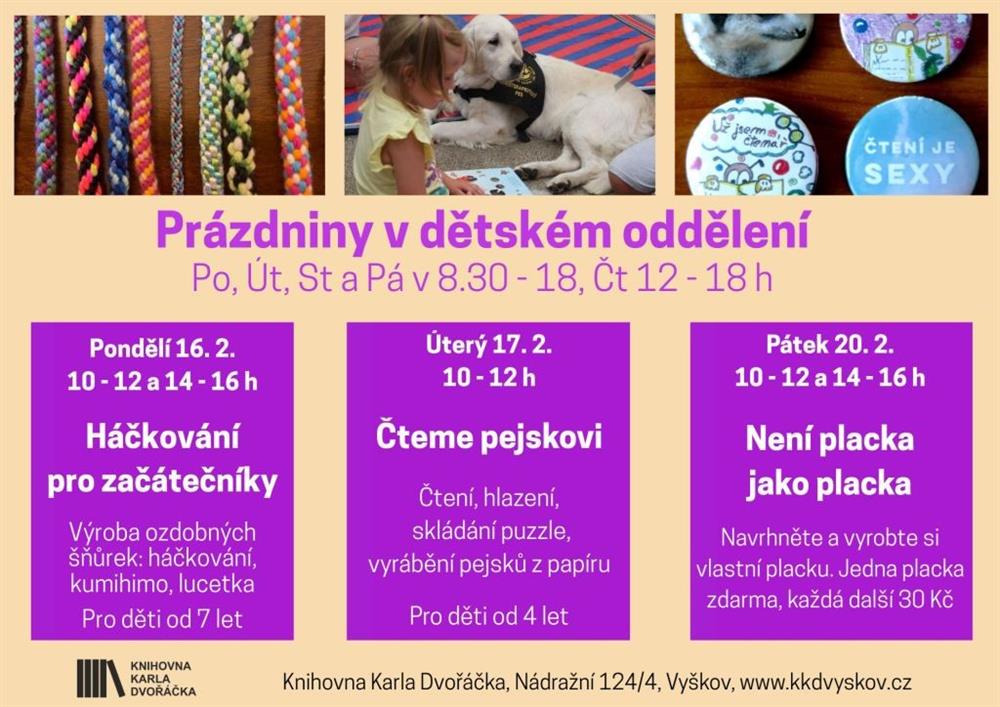 Prázdniny v dětském oddělení