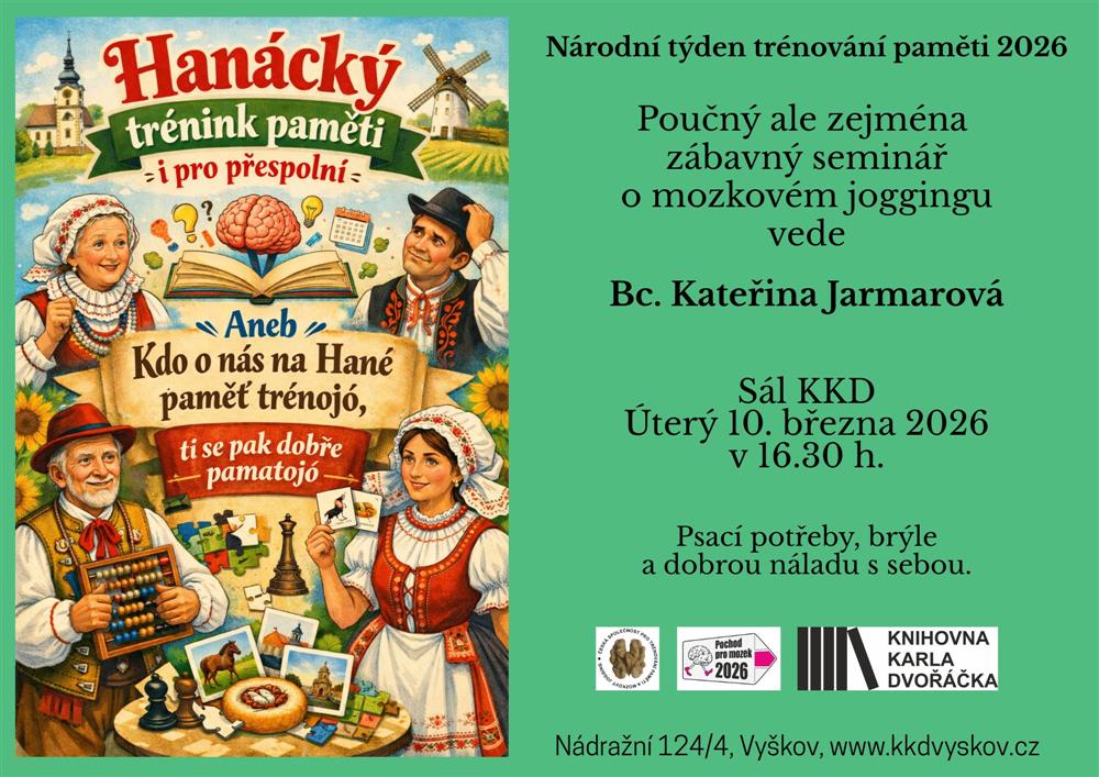 Hanácký trénink paměti i pro přespolní