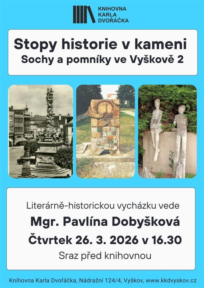 Stopy historie v kameni – sochy a pomníky ve Vyškově II