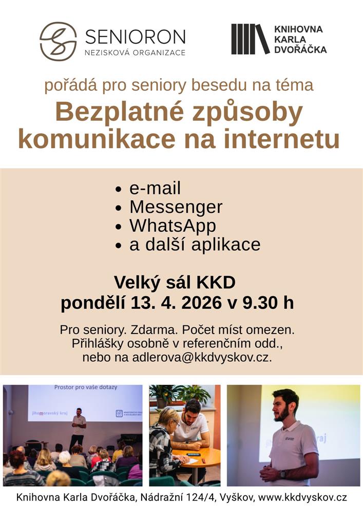 SeniorOn: Bezplatné způsoby komunikace na internetu