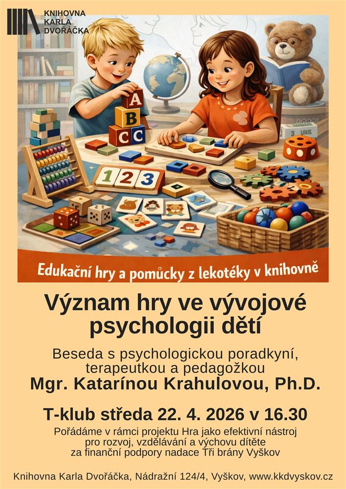 Význam hry ve vývojové psychologii dětí