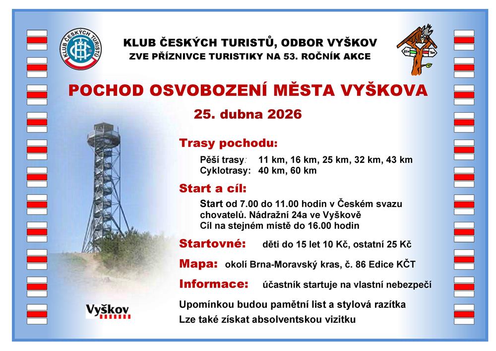 Pochod osvobození města Vyškova