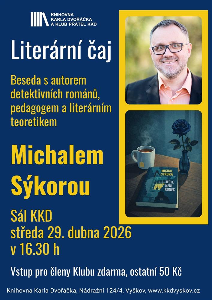 Literární čaj s Michalem Sýkorou