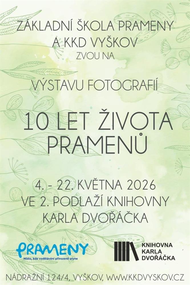 Výstava fotografií 10 let života Pramenů
