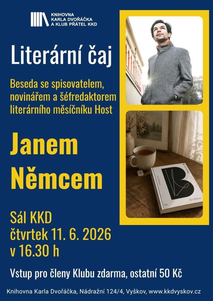 Literární čaj s Janem Němcem