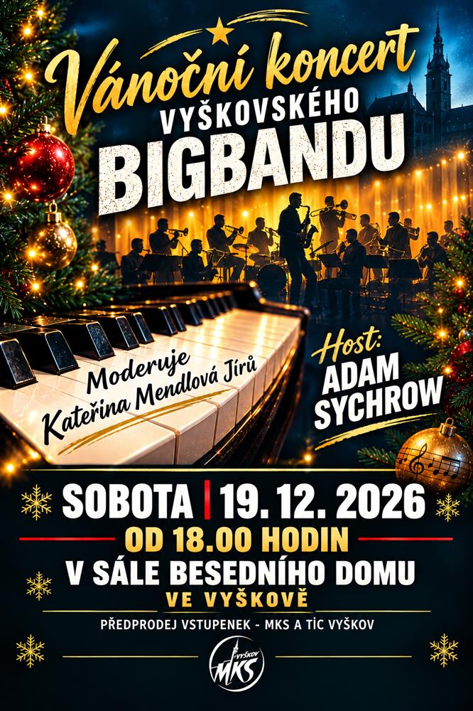 Vánoční koncert Vyškovského bigbandu