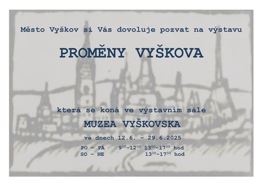 Tradiční městskou výstavu Proměny Vyškova čeká už 32. ročník