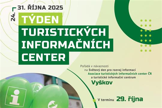 Přijďte na Den s Turistickým informačním centrem Vyškov