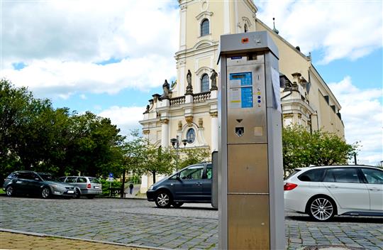 Placení parkovného ve Vyškově: bez nutnosti instalace aplikace